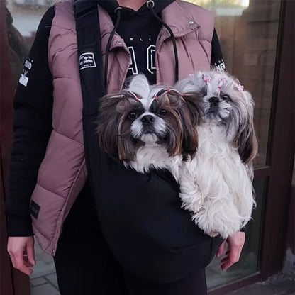 Sac de transport pour chien noir confort securite