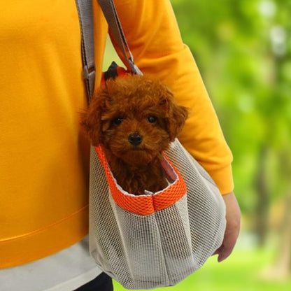 Sac de transport pour chien orange securite