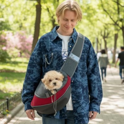Sac de transport pour Chien rouge confort