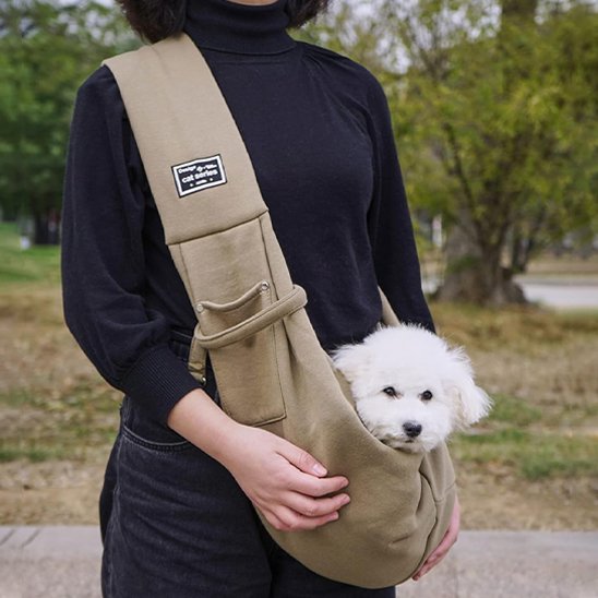 Sac de transport pour chien securite khaki