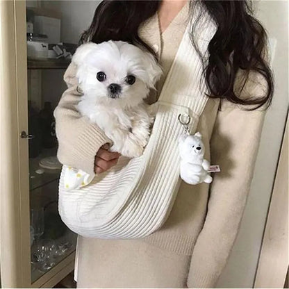 sac transport chien femme