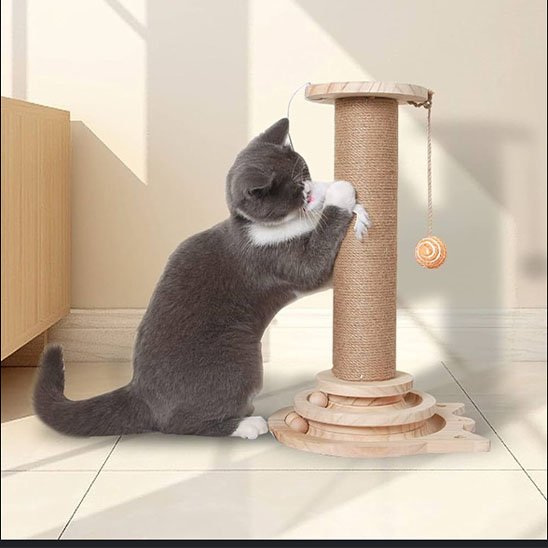 small Arbre a chat en bois