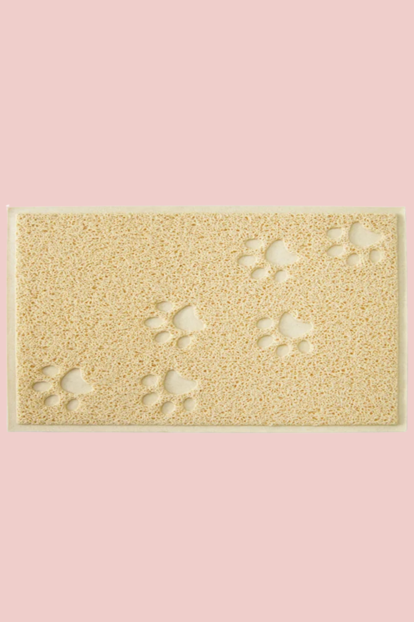 tapis chat litiere beige