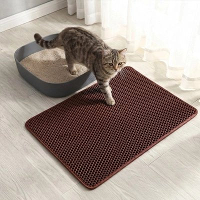 Tapis litière pour Chat CleanPaw brun