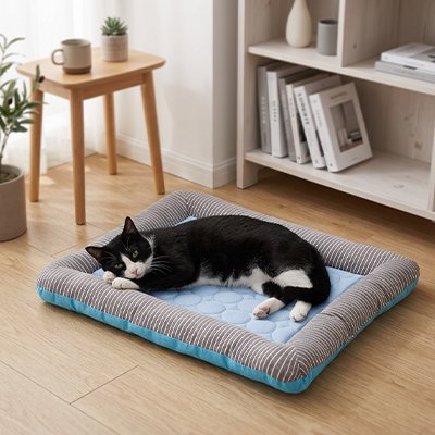 Tapis rafraichissant Chat bleu
