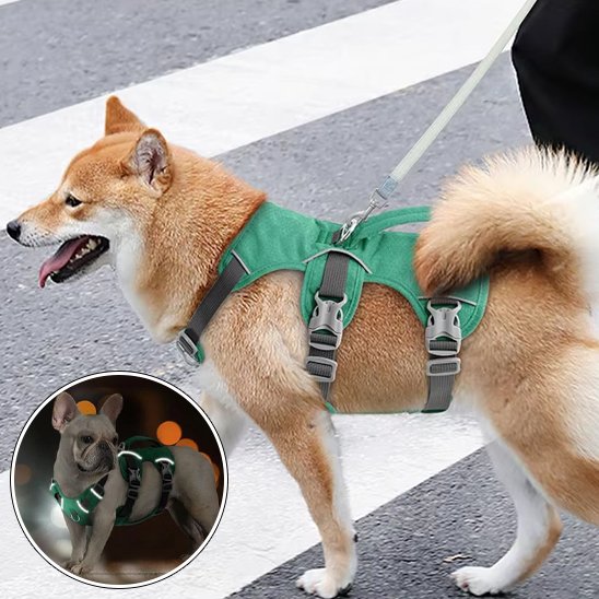 vert confort securite Harnais pour chien