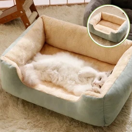 vert doux lit chat