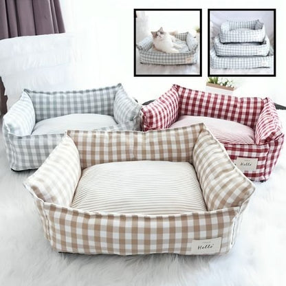 vert rouge abricot panier pour chat